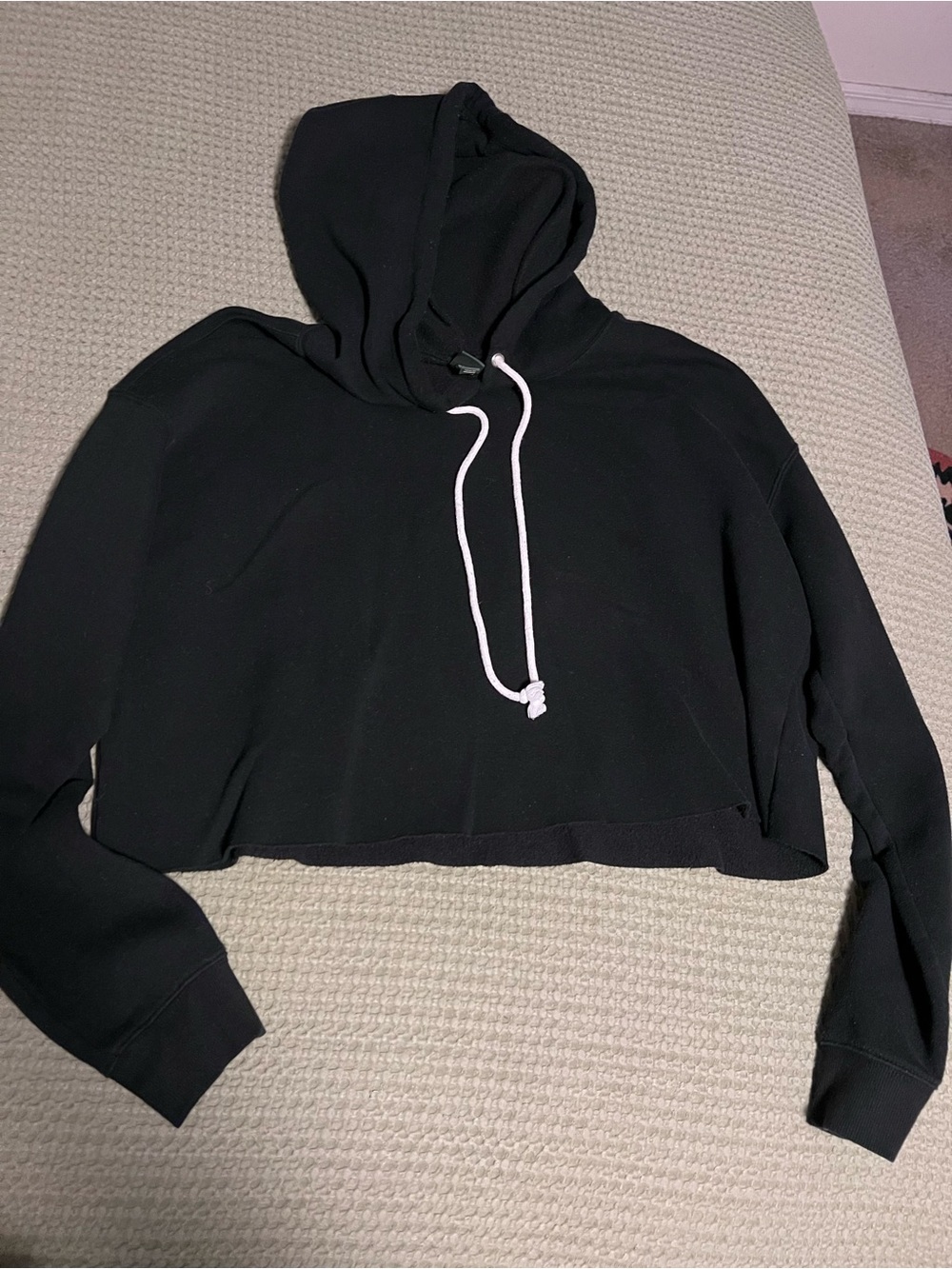 wild fable Black Cropped Hoodie